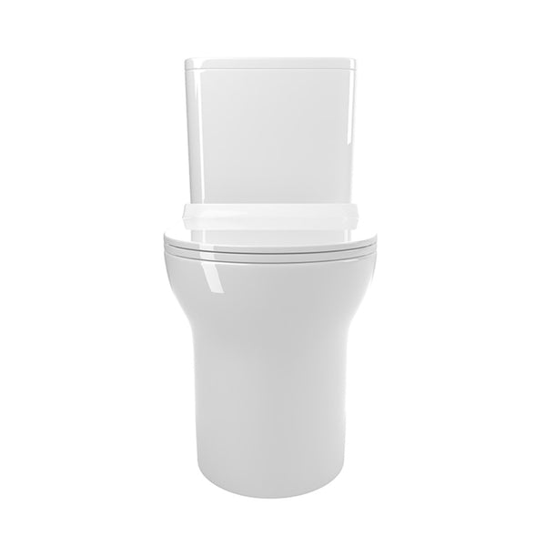 English Elm 1.1/1.6 Gpf Elongated Ceramic One-piece Toilet Skirted Base Comfort Height Soft Close B2724P246930