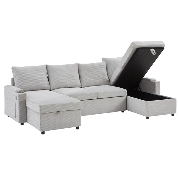 English Elm Swivel Barrel Accent Chair Chenille Tufted Round Club Seat for Living Room Lounge Grey N719S002190E