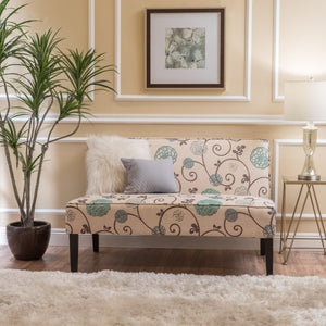 English Elm 50'' Linen Upholstered Loveseat Solid Wood Frame Modern Seating for Small Spaces N771P376540Z