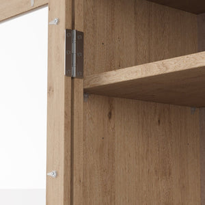 English Elm Topmax Shaker Pantry Cabinet with Drawers Power Outlet and Glass Doors SP000094AAA