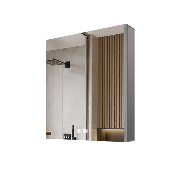 English Elm Corsica Aluminum Led Medicine Cabinet with Defogger and Soft Close Mirror Door B2731P477796