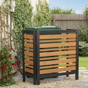 English Elm 3-panel Solid Wood Outdoor Privacy Screen for Ac Units Patios and Garden Enclosures W2640P389716