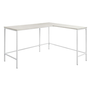 OSP Home Furnishings Contempo L-shaped Desk White Oak