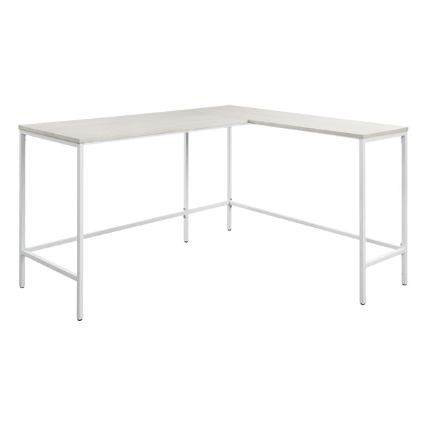 OSP Home Furnishings Contempo L-shaped Desk White Oak