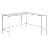 OSP Home Furnishings Contempo L-shaped Desk White Oak