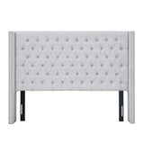 Madison Park Amelia Transitional Upholstery Headboard MP116-0358 Grey