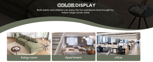 English Elm Modern Minimalist Modular Sectional Sofa - Stylish Cloud Couch With Right-Facing Chaise For Cozy Living W2959S00013