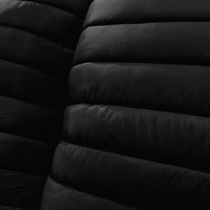 English Elm Excursion Puffer Quilted Comforter Set - 2-Piece Twin In Stylish Black For Cozy Modern Bedrooms B340P341950