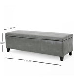 Christopher Knight Home® - Noble House - - Glouster Storage Ottoman V2