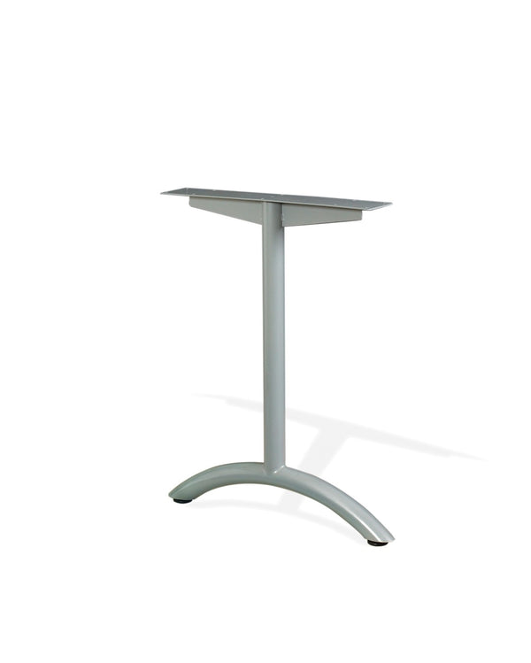 OSP Home Furnishings Pace Tables Modern T-arc Leg Task Table for Office and Collaborative Workspaces PAC-LEGTARC-MET