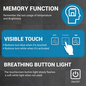 English Elm Led Bathroom Mirror 36" X 28" - Front & Backlight, 5-Min Defog, Dimmable, 5Mm Hd Reflection & Memory T3177P296175