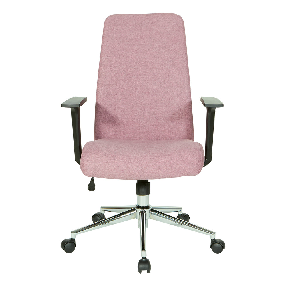 OSP Home Furnishings Evanston Office Chair Orchid
