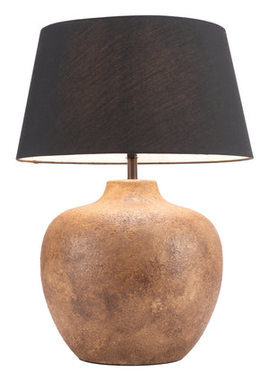 Basil Table Lamp Black 56150 Zuo Modern