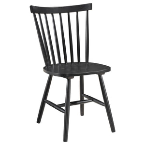English Elm Keystone Windsor Spindle Back Rubberwood Dining Set Seats Four Cottage Farmhouse B062S01559