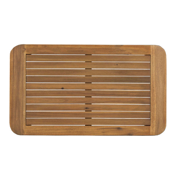 English Elm Christopher Knight Home® - Westin Acacia Wood Outdoor Coffee Table in Teak Beige — Solid Durable Construction, Modern Grain Finish N775P239511N