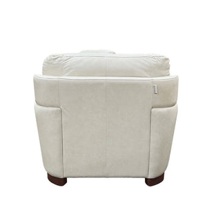English Elm Edrice Top Grain Leather Accent Chair Structured Foam Seat for Modern Living B2726P498540
