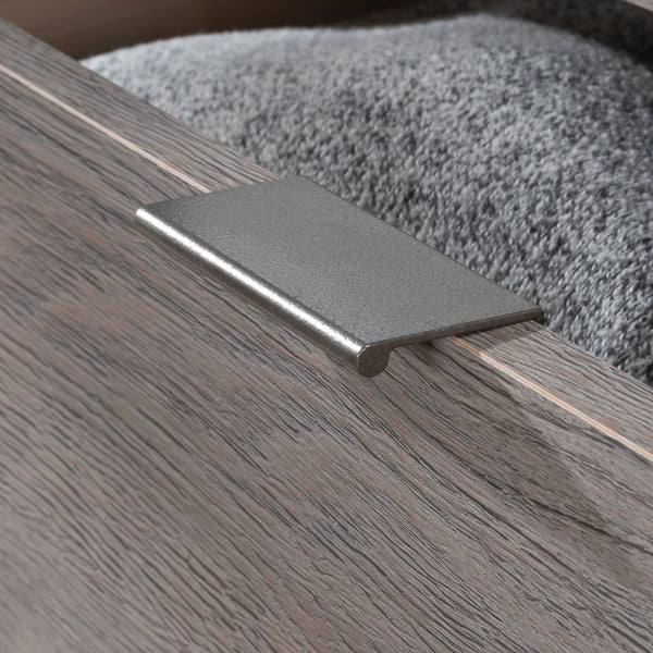 English Elm 4-Drawer Chest - Modern Brown Finish With Faux Marble Top, Stylish Storage For Any Room B356P402634