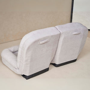 English Elm Convertible Fold-Out Double Sofa Bed with Thick Cushioning, Adjustable Backrest & Space-Saving Design White W244S00005