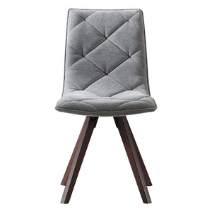 English Elm Dining Chairs Set of 2 Scandinavian Oak Leg Upholstered Seats for Modern Interiors W5630P456175