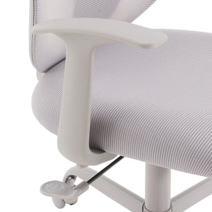 OSP Home Furnishings Ventilated Ergonomic Mesh Office Chair with Lumbar Support and Cushioned Fabric Seat EM14623-2