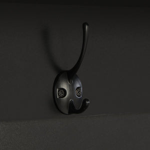 English Elm ON-TREND Elegant Wide Hall Tree with Lift-Top Storage Bench, 5 Hooks, 2 Drawers, Retro Handles, 59" W Black N721P234409B