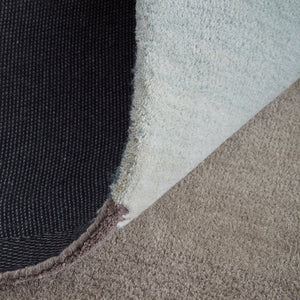 Feizy Rugs Katya Modern Hand-tufted Wool Rug - Geometric & Abstract Design For Stylish Home Décor Enhancement Taupe,Blue,Tan Wool Kty8990fgrnmlth00