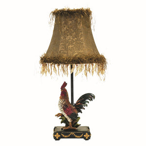 Petite Rooster 19'' High 1-Light Table Lamp - Multicolor 7-208 Elk Home