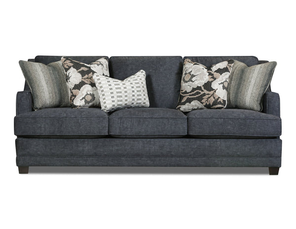 Fusion Argo Ash Sofa: Luxe Living Collection With Plush Comfort, Chic Design & Reversible Cushions, Grey Grey Sw ,100% Polyester 7000-00kp Argo Ash Sofa