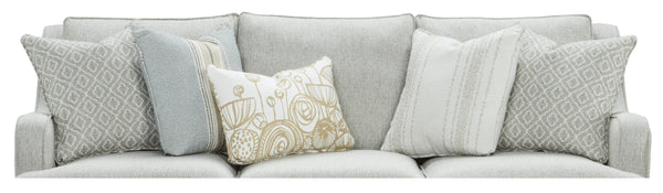 Fusion Limelight Mineral Sofa In Grey - Luxe Living Collection With Plush Comfort & Reversible Cushions Grey Ws ,100% Polypropylene  7000-00kp Limelight Mineral Sofa