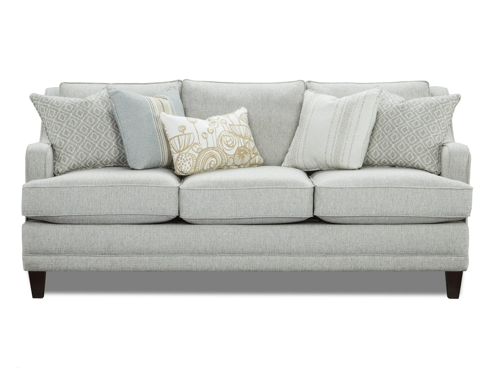 Fusion Limelight Mineral Sofa In Grey - Luxe Living Collection With Plush Comfort & Reversible Cushions Grey Ws ,100% Polypropylene  7000-00kp Limelight Mineral Sofa