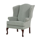 Comfort Pointe Crawford Cadet Wing Back Chair Cherry Finish