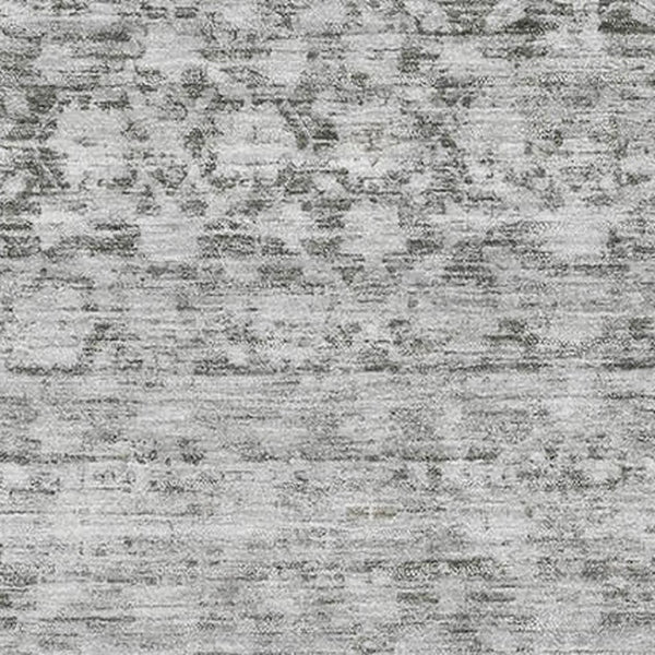 HomeRoots 8' X 10' Gray And Silver Striped Washable Area Rug – Stylish, Durable, UV-Protected for Busy Homes 700003