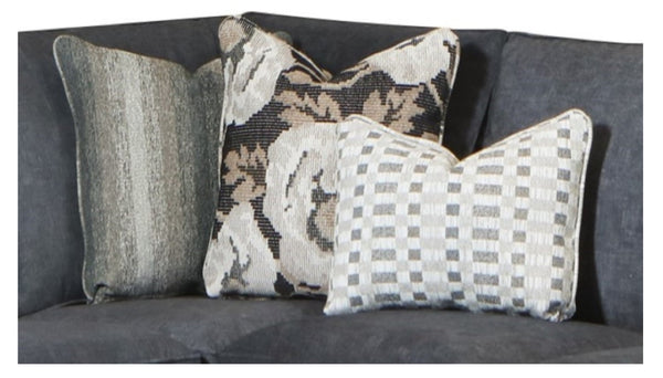 Fusion Argo Ash Sofa: Luxe Living Collection With Plush Comfort, Chic Design & Reversible Cushions, Grey Grey Sw ,100% Polyester 7000-00kp Argo Ash Sofa