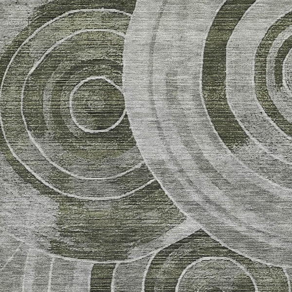 HomeRoots 9' X 12' Washable Taupe & Beige Geometric Area Rug - UV Protected, Durable, & Stylish for Any Room 700100