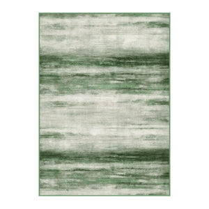 HomeRoots 8' Soft Abstract Green and Ivory Area Rug – Washable, Durable, Non-Slip, Perfect for Busy Homes 8' X 10' 700133