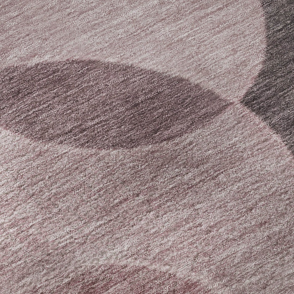 HomeRoots 5' X 8' Blush & Pink Geometric Area Rug - Washable, UV-Protected, Stylish & Family-Friendly Design 700153