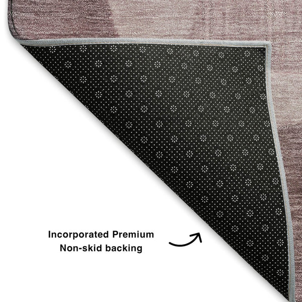 HomeRoots 10' Blush and Pink Washable Geometric Area Rug with UV Protection for Modern Living Spaces, Durable & Stylish 700157