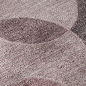 HomeRoots 10' Blush and Pink Washable Geometric Area Rug with UV Protection for Modern Living Spaces, Durable & Stylish 700157