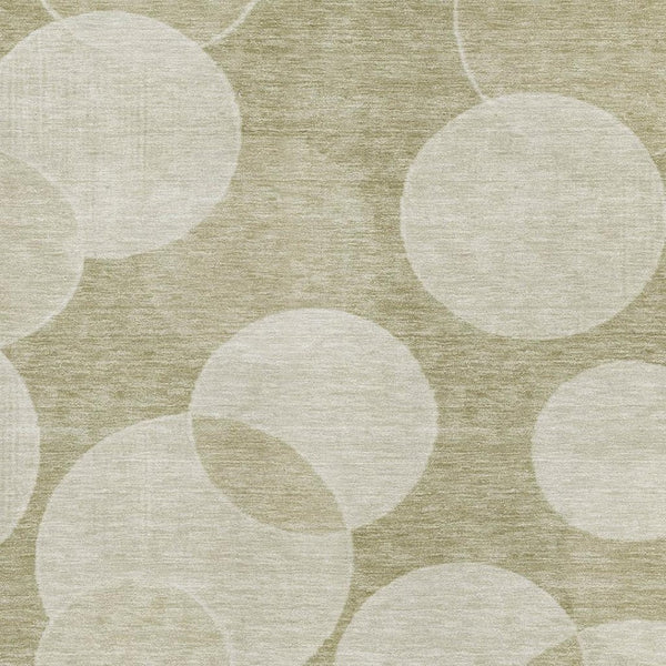 HomeRoots 5' X 8' Tan Geometric Area Rug - Washable, UV-Protected, Durable Design for Modern Living Spaces 700171