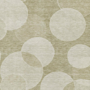 HomeRoots 10' x 14' Tan and Beige Geometric Area Rug - Washable, UV Protected, Stain Resistant for High-Traffic Homes 700175