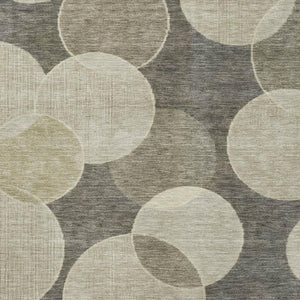 HomeRoots 5' X 8' Taupe & Beige Geometric Area Rug - Washable, UV-Protected, Durable for High-Traffic Spaces 700183
