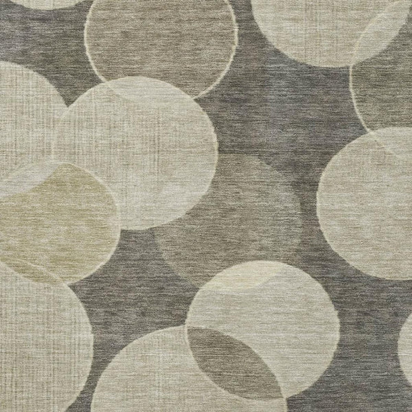 HomeRoots 10' X 14' Taupe & Beige Geometric Washable Area Rug with UV Protection for Busy Family Homes 700187