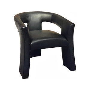 Olivia + Quinn Gramercy Leather Chair - Elevate Your Living Space With Modern Elegance And Luxurious Comfort Auburn Lava Leather,Foam,Wood 7001_Aub9801