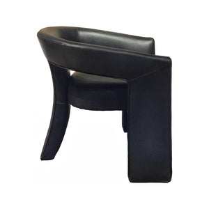 Olivia + Quinn Gramercy Leather Chair - Elevate Your Living Space With Modern Elegance And Luxurious Comfort Auburn Lava Leather,Foam,Wood 7001_Aub9801