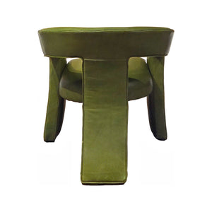 Olivia + Quinn Gramercy Leather Chair - Elevate Your Living Space With Modern Elegance And Luxurious Comfort Pippa Peridot Leather,Foam,Wood 7001_Cnk6402