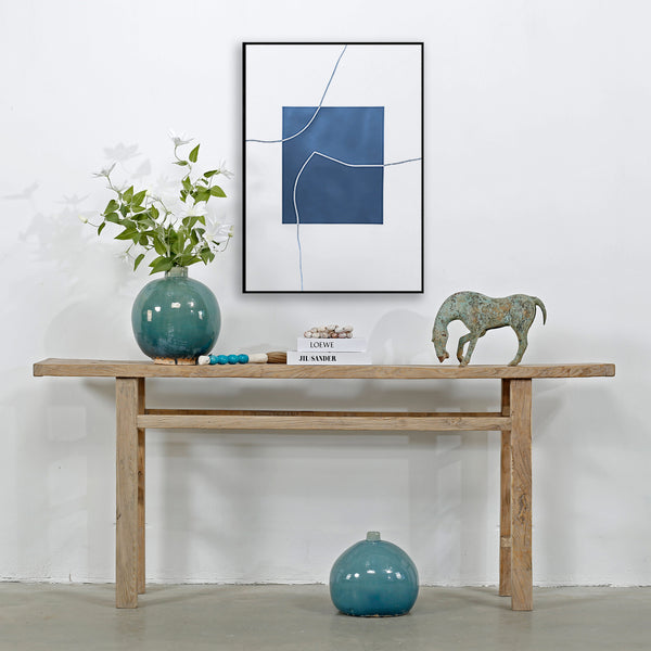 Lilys Vintage Console Table Weathered Natural 72X12X30H 7002