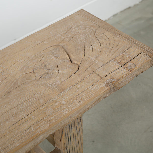 Lilys Vintage Console Table Weathered Natural 72X12X30H 7002