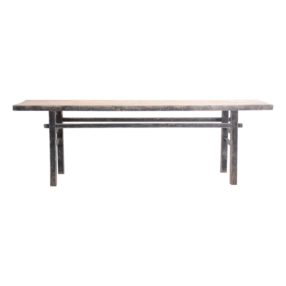 Lilys Vintage Console Table Approx 8-10’ Long With Black Lacquer(Size & Color Vary) 7002-B