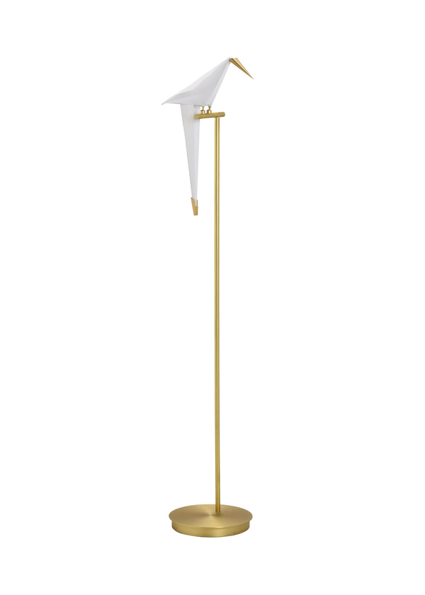 Chelsea House Origami Bird Floor Lamp - Elegant 61-inch Lighting Design With Unique Origami Style For Your Home White,Cream  70021