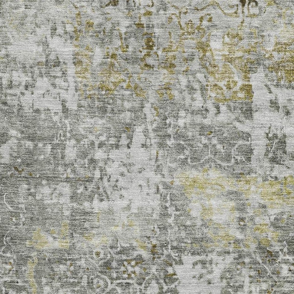 HomeRoots 5' X 8' Washable Taupe Beige & Ivory Oriental Area Rug with UV Protection for Stylish Homes 700213